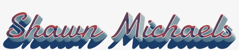 Shawn Michaels 3d Letter Png Name - Graphic Design, transparent png download