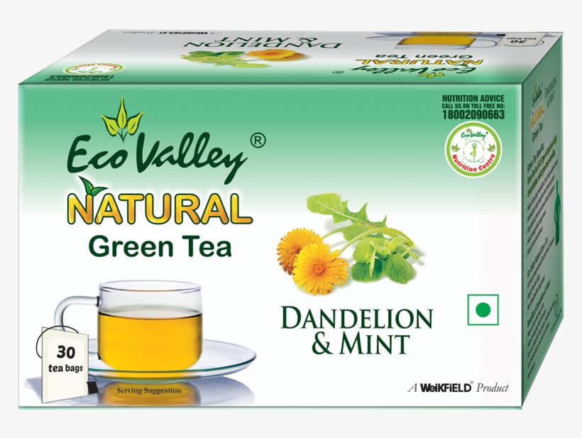 Eco Valley Organic Green Tea Tulsi & Citrus 30, transparent png download