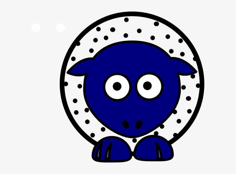 White With Black Polka-dots And Blue Feet Wider Body, transparent png download