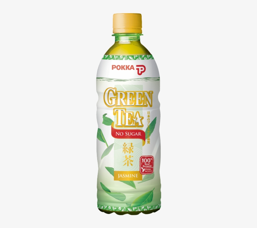 Jasmine Green Tea No Sugar - Pokka Green Tea 500ml, transparent png download