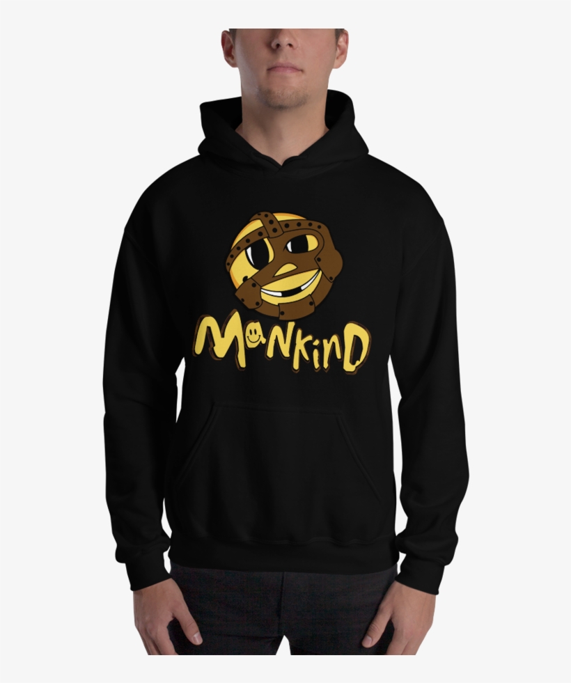 Mankind "cartoon" Pullover Hoodie Sweatshirt - Hoodie, transparent png download