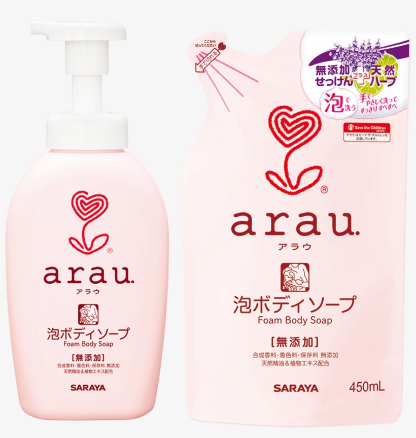 Arau 450ml For Replacement. Arrau Foam Body Soap Packed, transparent png download