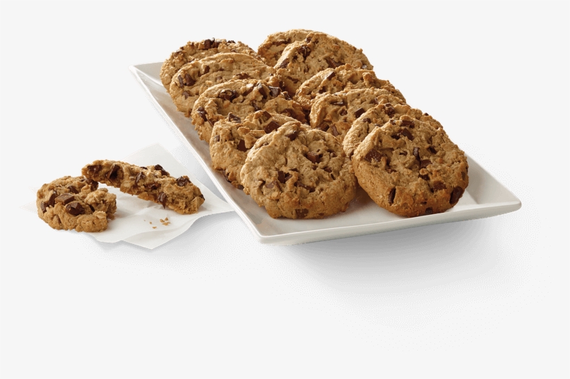 Chocolate Chunk Cookie Tray - Chick Fil A Chocolate Chunk Cookie, transparent png download