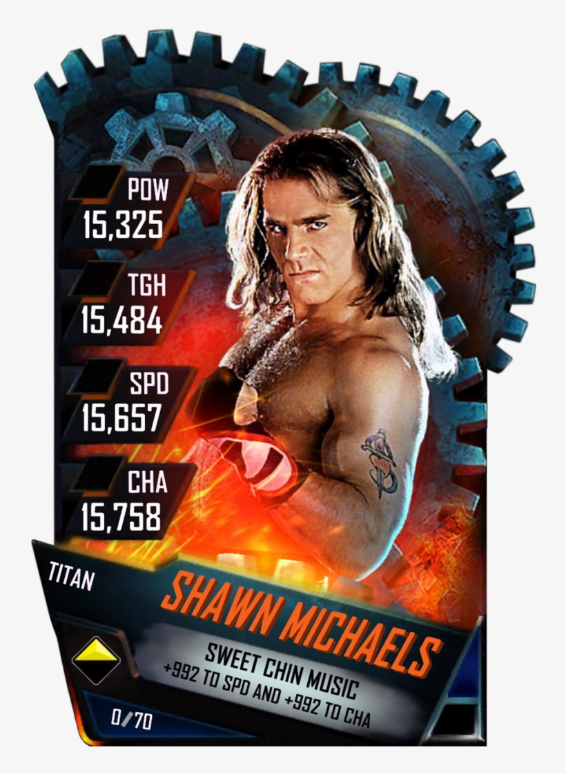 Shawnmichaels S4 18 Titan - Jeff Hardy Wwe Supercard, transparent png download