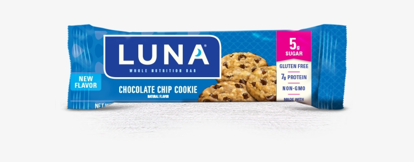 Chocolate Chip Cookie Packaging - Luna Bars Chocolate Chip, transparent png download