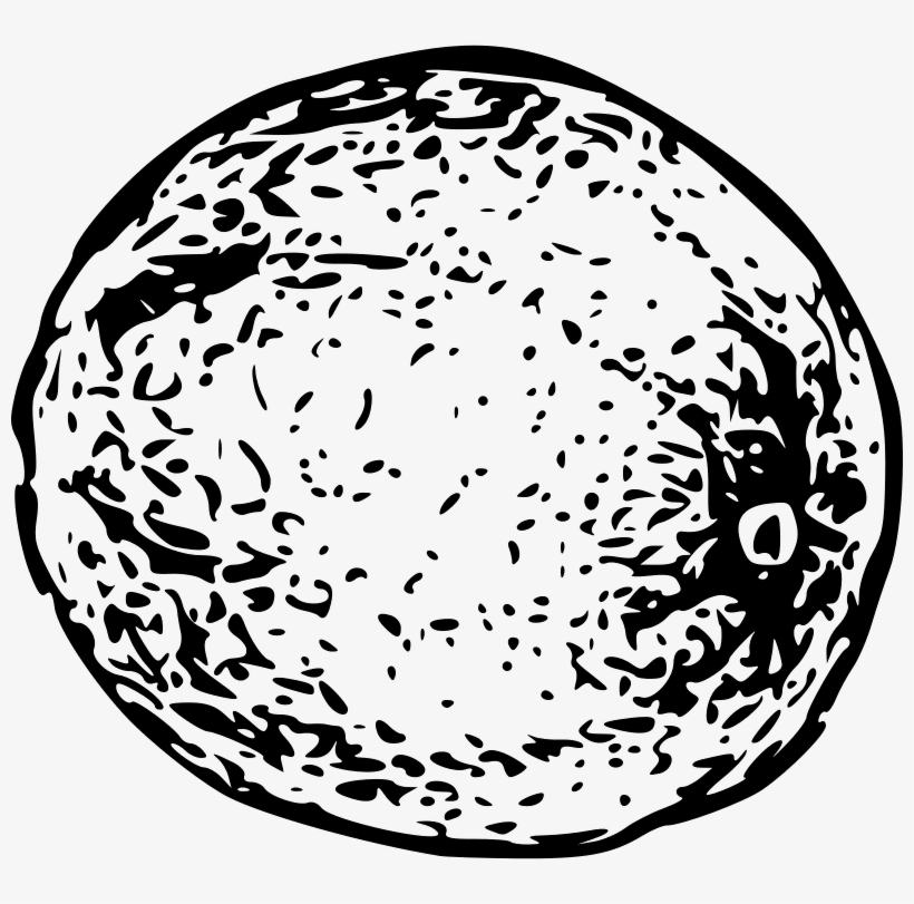 Bread Fruit Clipart Black And White, transparent png download