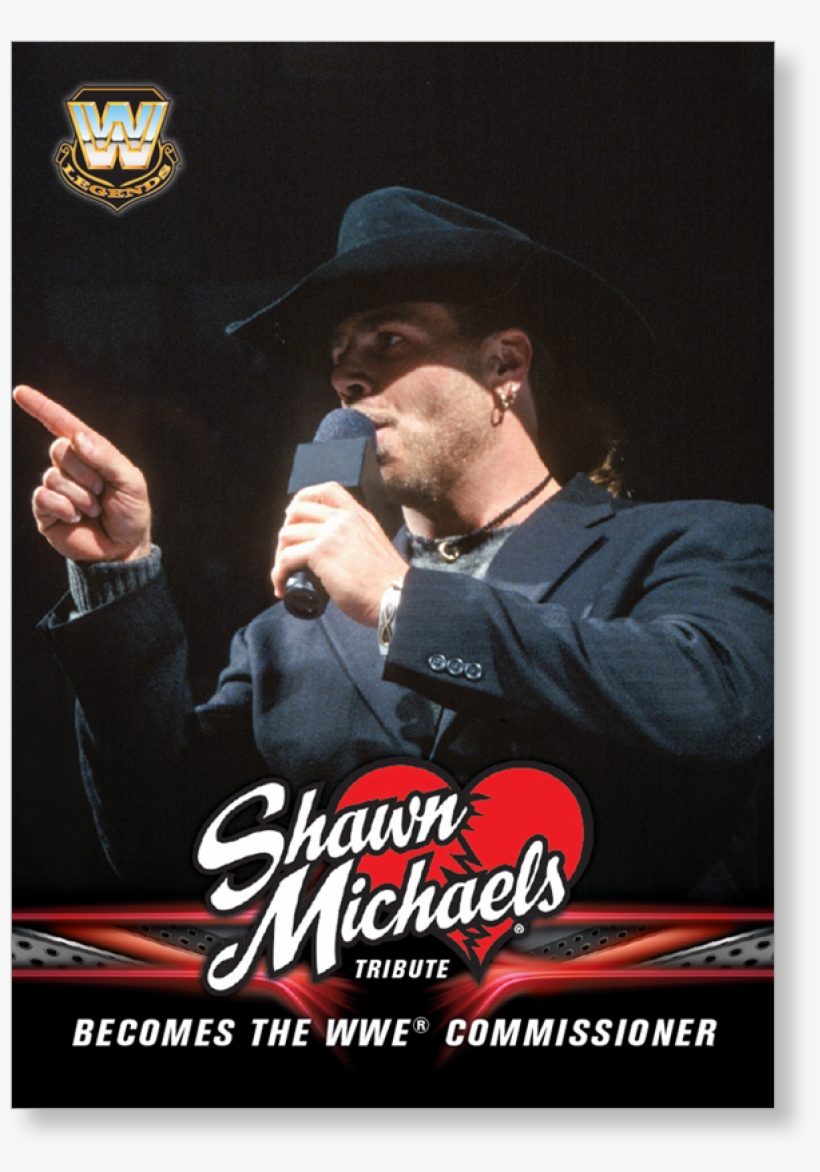 2018 Topps Wwe Heritage Becomes The Wwe Commissioner - Shawn Michaels Intercontinental Championship, transparent png download