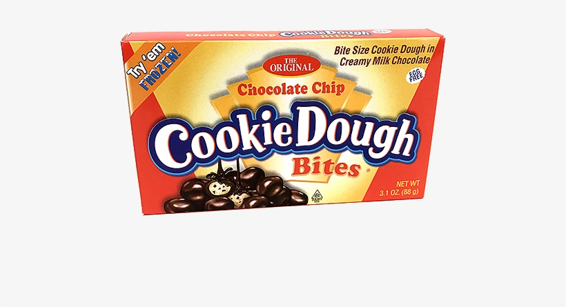 The Original Chocolate Chip Cookie Dough Bites - Cookie Dough Peanut Butter Bites - 3.1 Oz Box, transparent png download