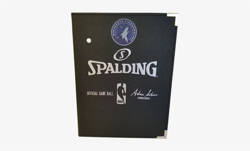 Minnesota Timberwolves Pebbled Black Padfolio - Nba Padfolio Notebook, 7" H X 5" W, Black ..., transparent png download