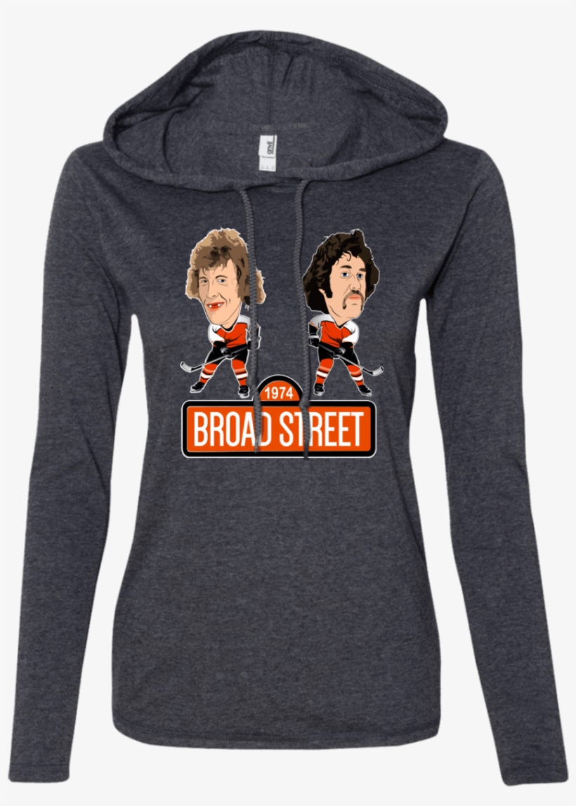 74 Broad Street Ladies Long Sleeve T Shirt Hoodie 11153353 - I'd Grow Up To Be A Cute Nurse T Shirt, My Job T Shirt,, transparent png download