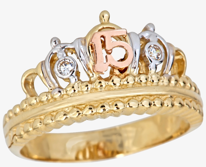 Gold Princess Crown Png - Anillos De 15 De Corona, transparent png download