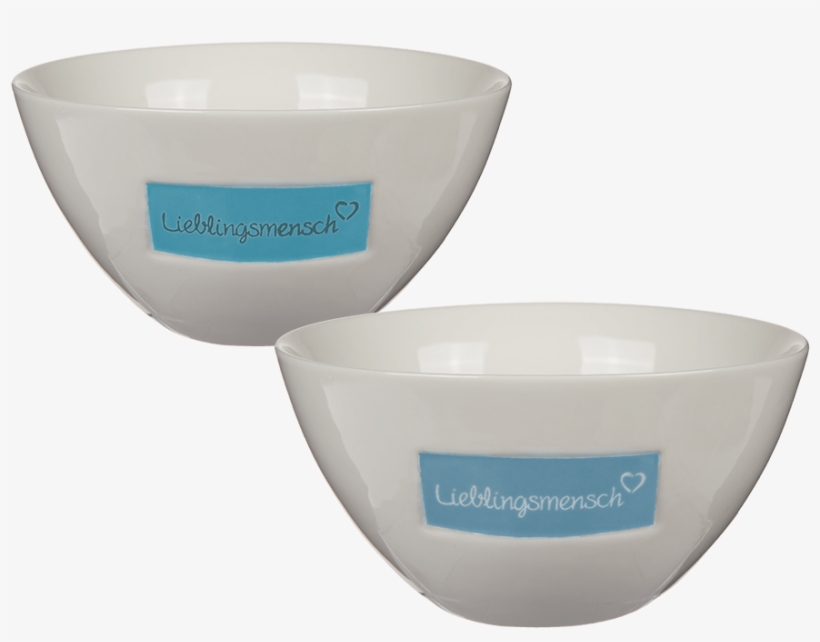 New Bone China Cereal Bowl - Shopirado Müslischale ''lieblingsmensch'', Sort. ,, transparent png download