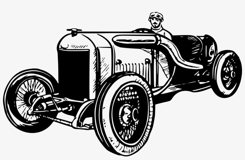 This Free Icons Png Design Of Vintage Racing Car 2, transparent png download