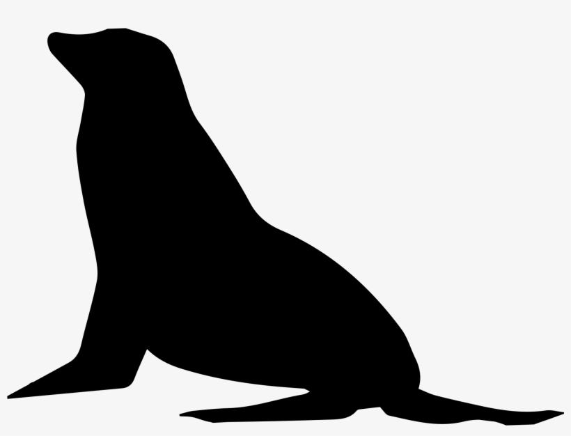 Open - Silueta De Foca, transparent png download