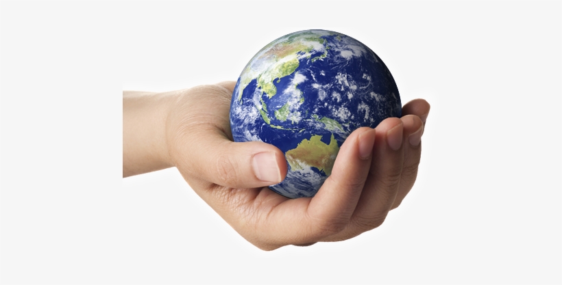 Your Plan To World Fame - Earth On Hand Png, transparent png download