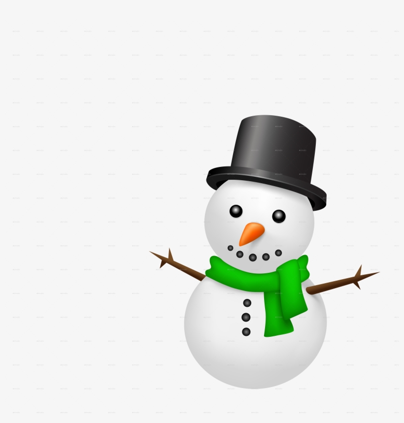 On Snow Background - Clip Art, transparent png download