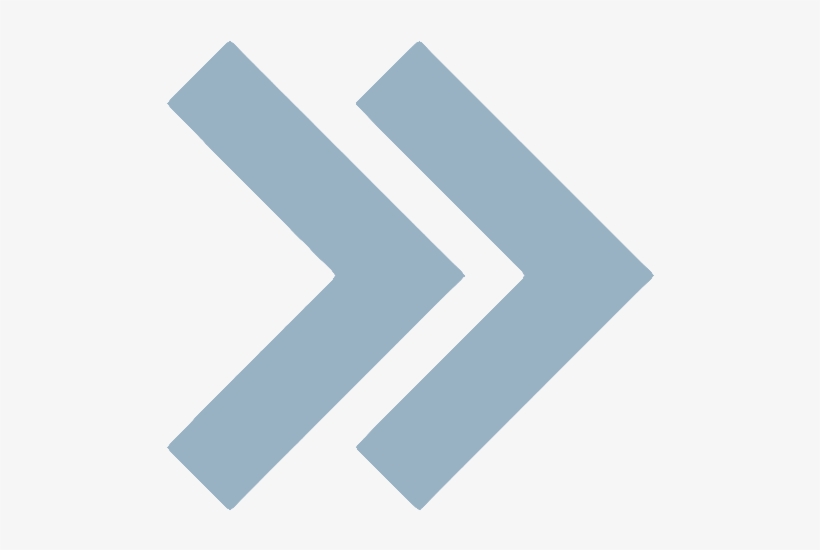 Double Arrow Blue - Icon, transparent png download