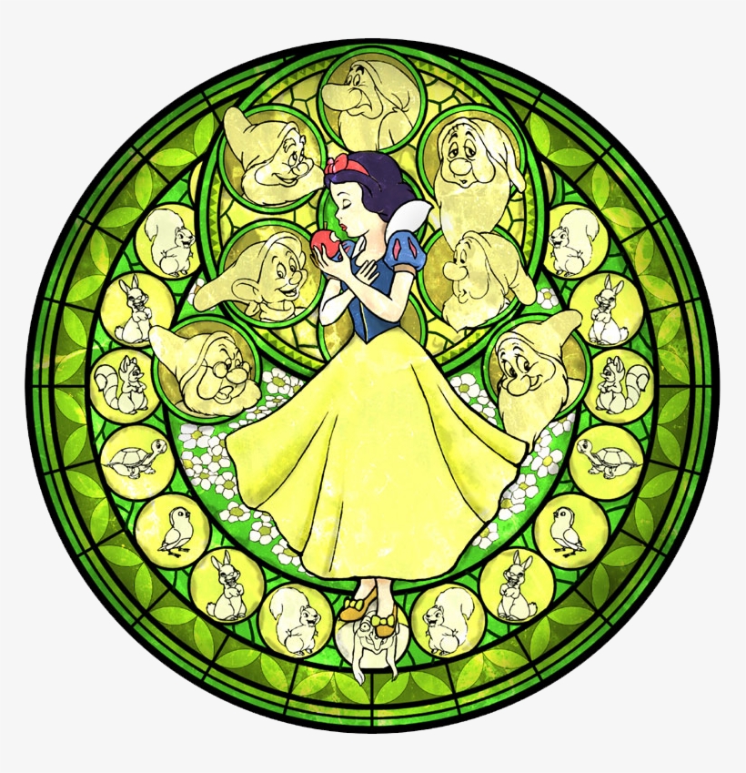 Station Of Awakening- Snow White Kh - Snow White Stained Glass, transparent png download