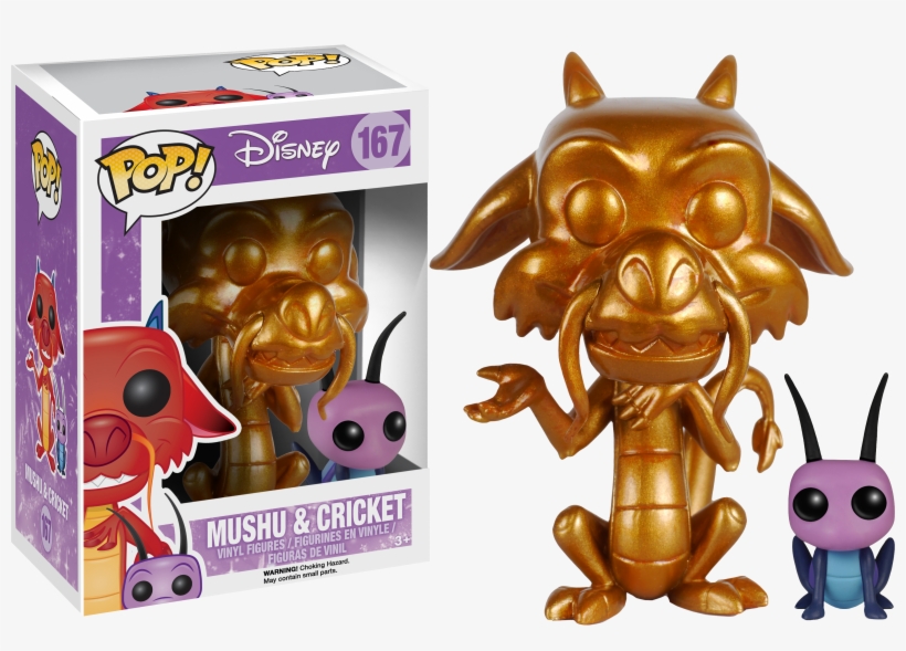Golden Mushu Pop Coming Soon - Gold Mushu Funko Pop, transparent png download