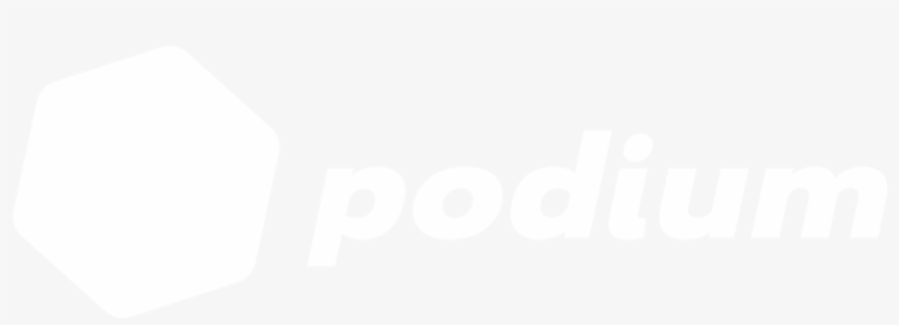 Podium Logo White - White Photo For Instagram, transparent png download