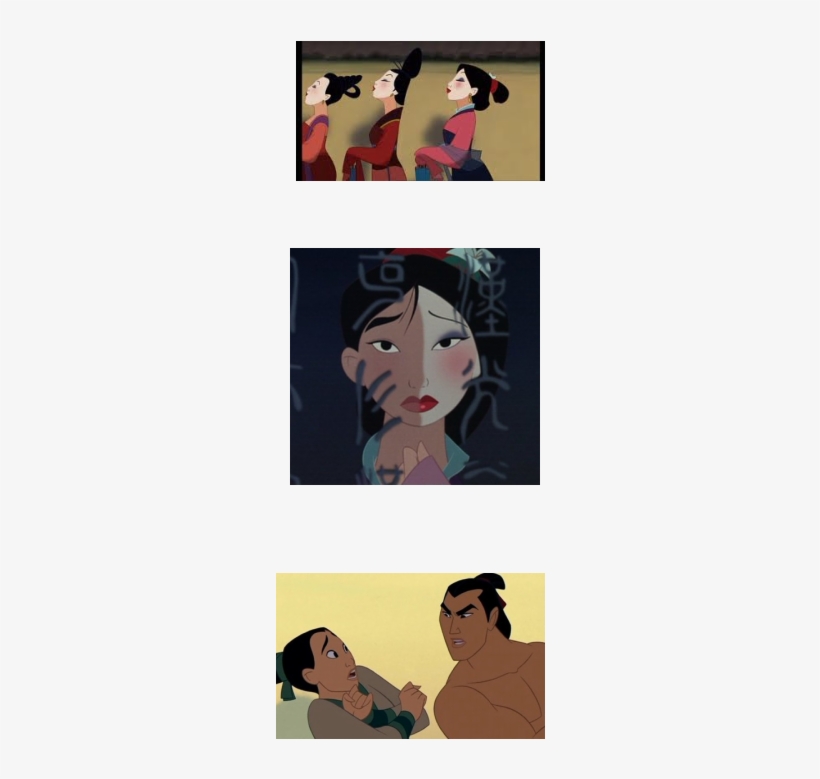Throughout The Movie You See Mulan's “feminine” Aspects - Mulan, transparent png download