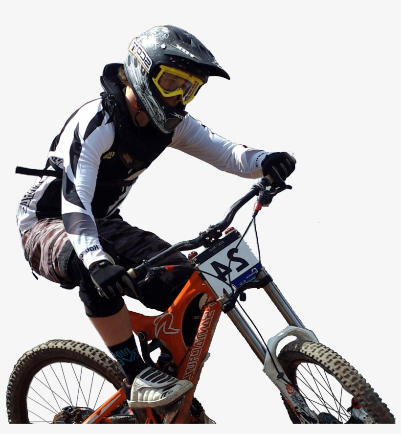 Learn More Mountain Biker - Rotorua, transparent png download