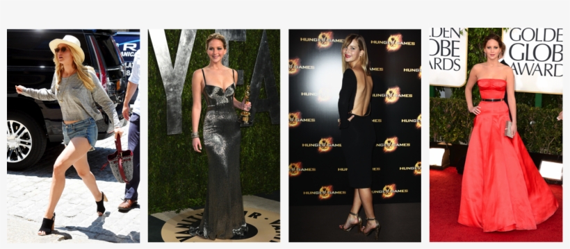 Jennifer Lawrence - Golden Globes 2011, transparent png download