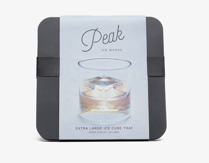Peak Extra Large Ice Cube Mold - Ice Cube, transparent png download