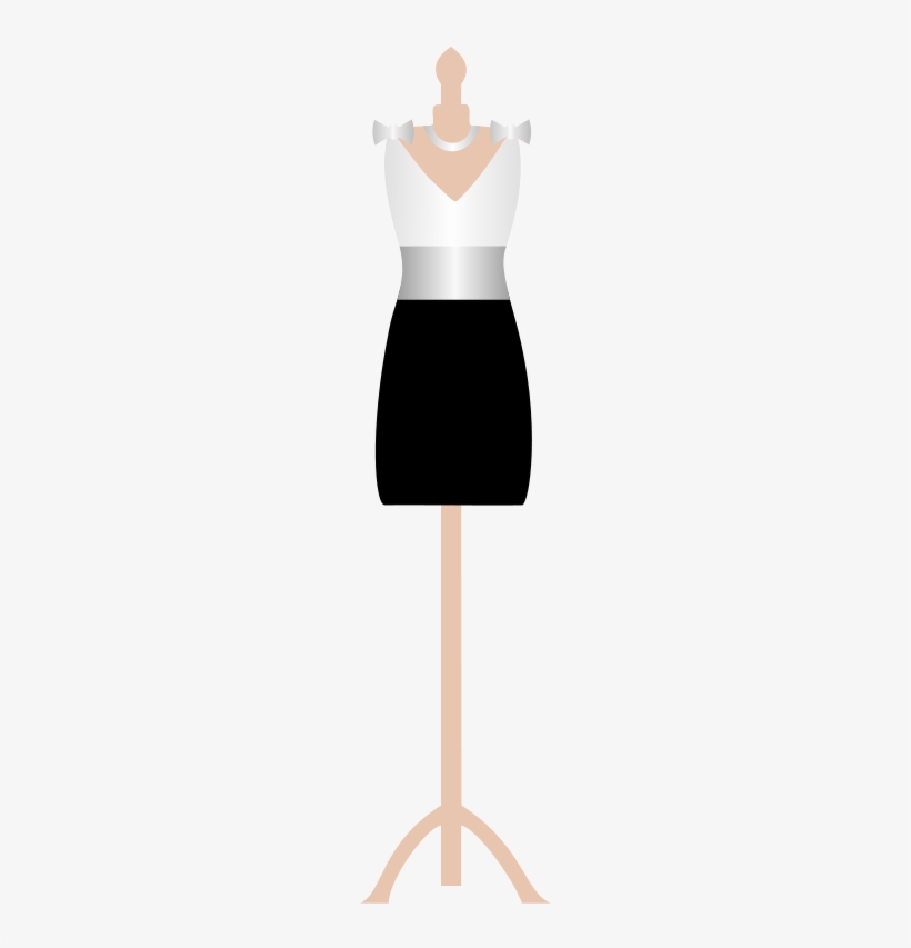 Free Cute Dress - Mannequin With Dress Clipart, transparent png download