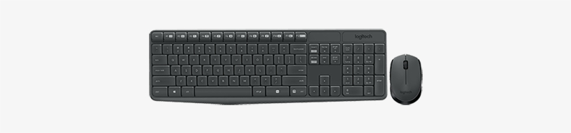 Mk235 Wireless Keyboard And Mouse Full-size - Logitech K235, transparent png download