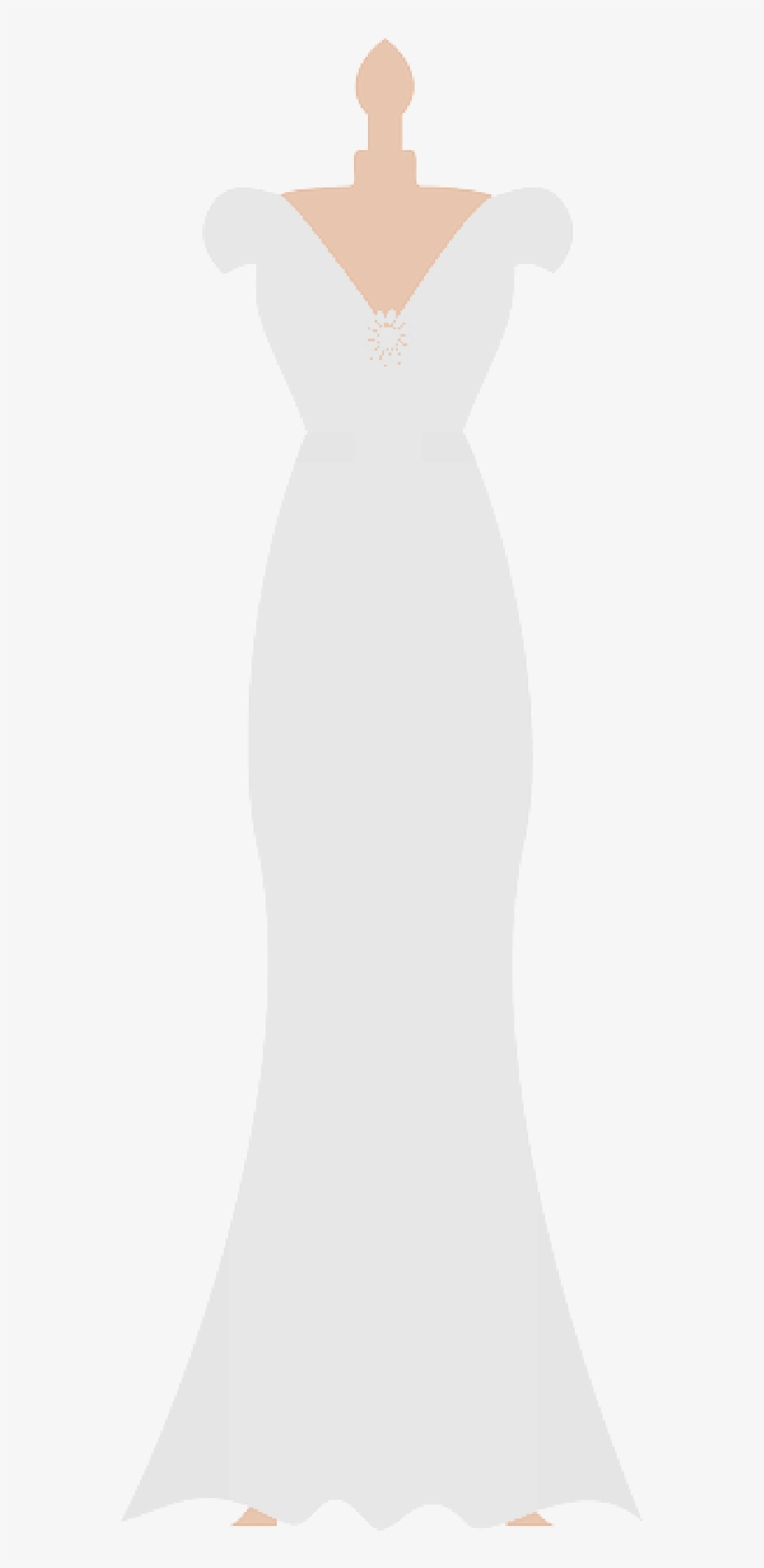 Clothes Clipart Mannequin - Vestido De Novia Vector Png, transparent png download