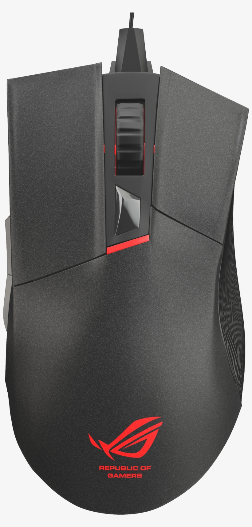 The Mayan-patterned Grip Aims To Keep The Users Hand - Mouse Rog Gladius, transparent png download