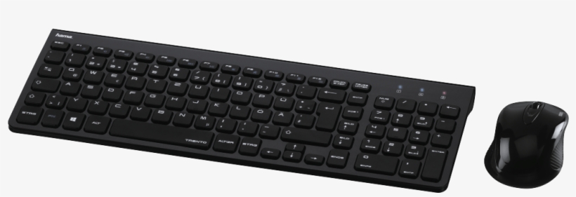 "trento" Wireless Keyboard/mouse Set - Hama Trento, transparent png download