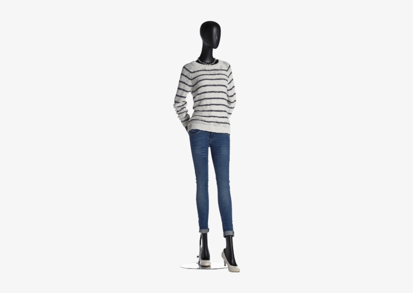 Previousnext - Mannequin Wearing Denim Png, transparent png download