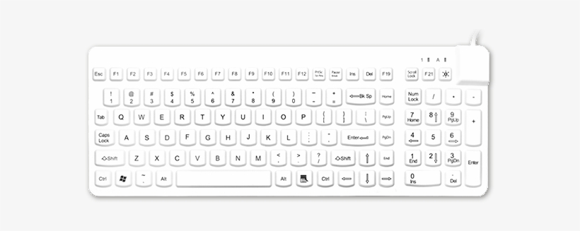 Waterproof Keyboard Medical Keyboard Waterproof Mouse - Man & Machine Its Cool Flat, transparent png download