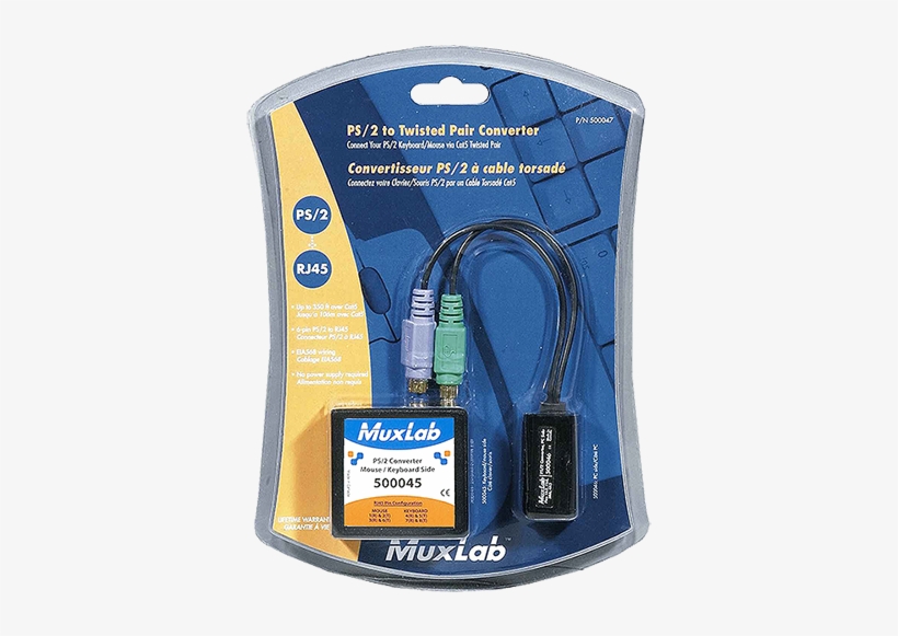 Keyboard Mouse Converter Kit - Muxlab 2 X Cctv Screw Terminal Balun, transparent png download