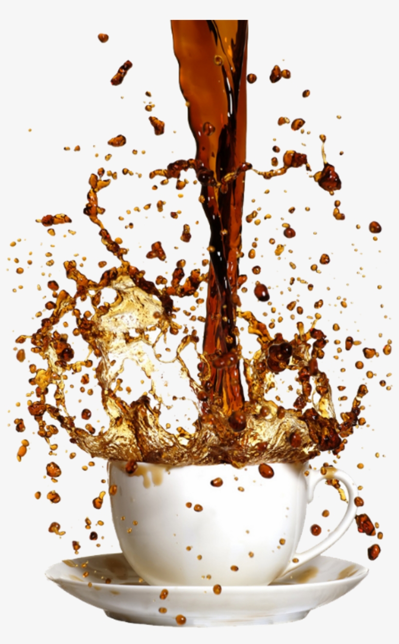 Report Abuse - Coffee Spilling Png, transparent png download