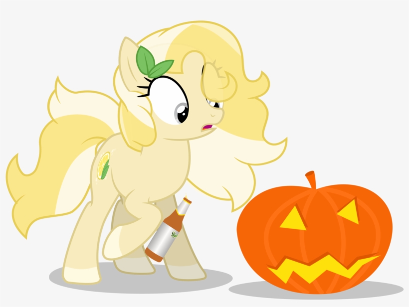 Blue Vector, Bottle, Earth Pony, Female, Halloween, - Cartoon, transparent png download