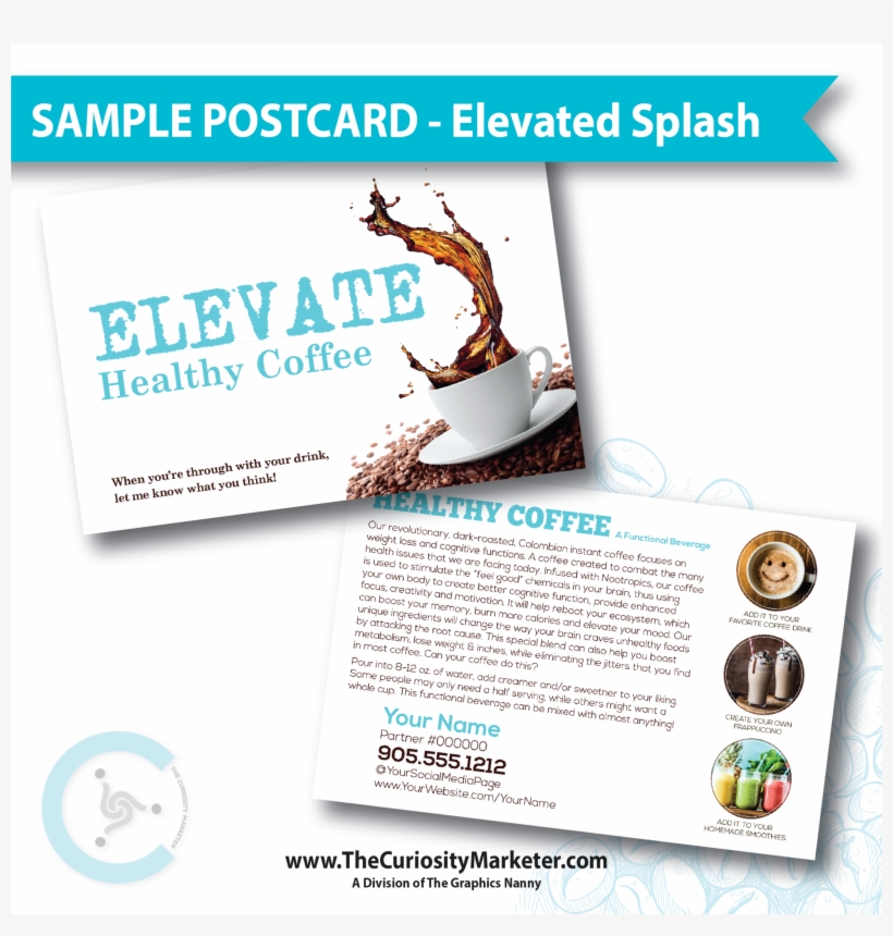 Personalized Sample Postcard - Online Advertising, transparent png download