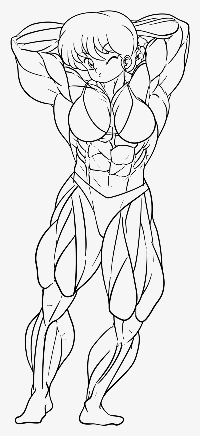 Bodybuilding, Fanart, Muscle, Muscles, Fan Art - Line Art, transparent png download