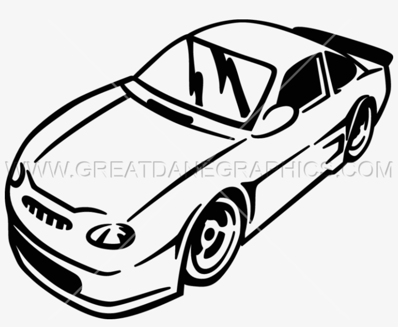 Single Color Race Car - Auto Racing, transparent png download
