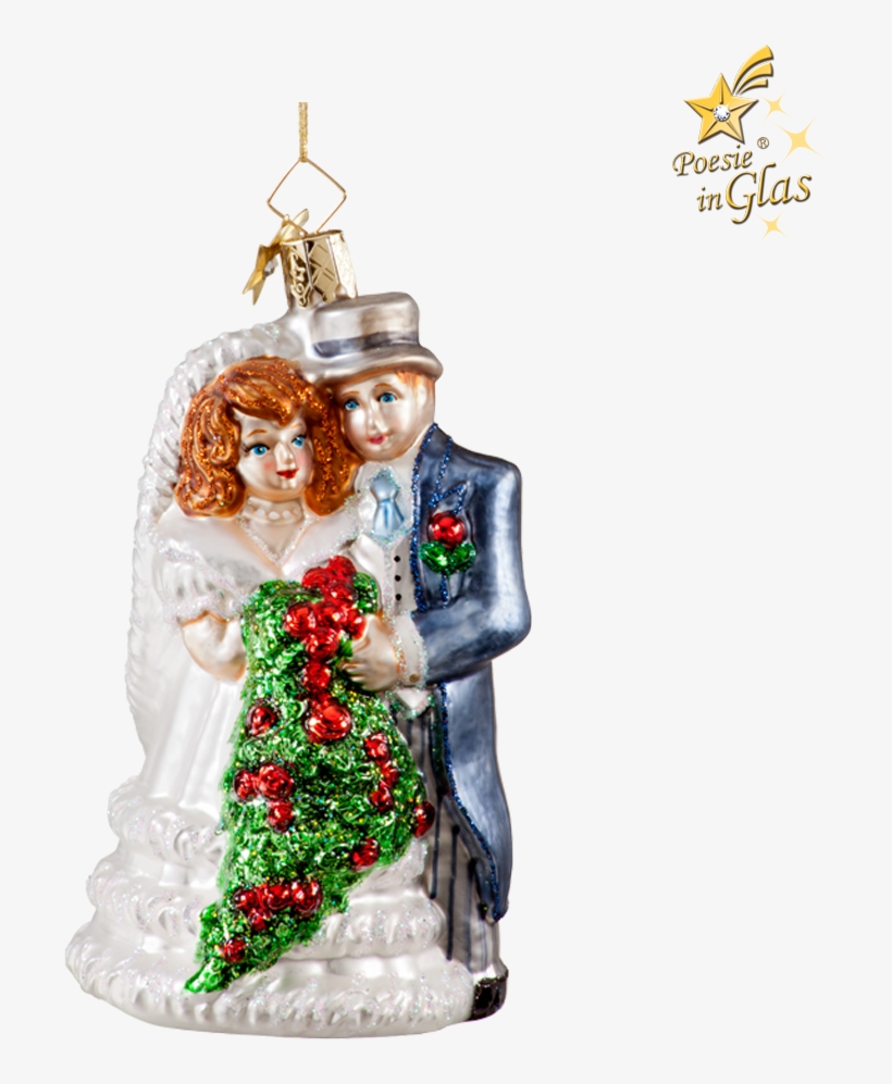 Wedding Couple - Christmas Ornament, transparent png download