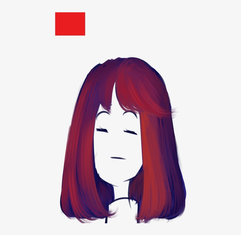 Take The “cyapen Brush”, Then Take Another Colour Of - Red Hair, transparent png download