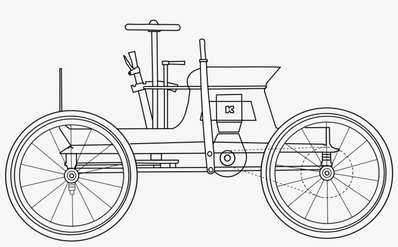 Open - Antique Car, transparent png download