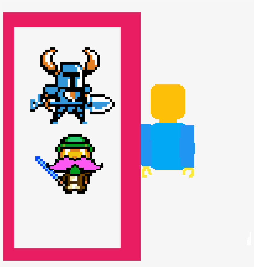 Lego Man - Shovel Knight Pixel Art, transparent png download