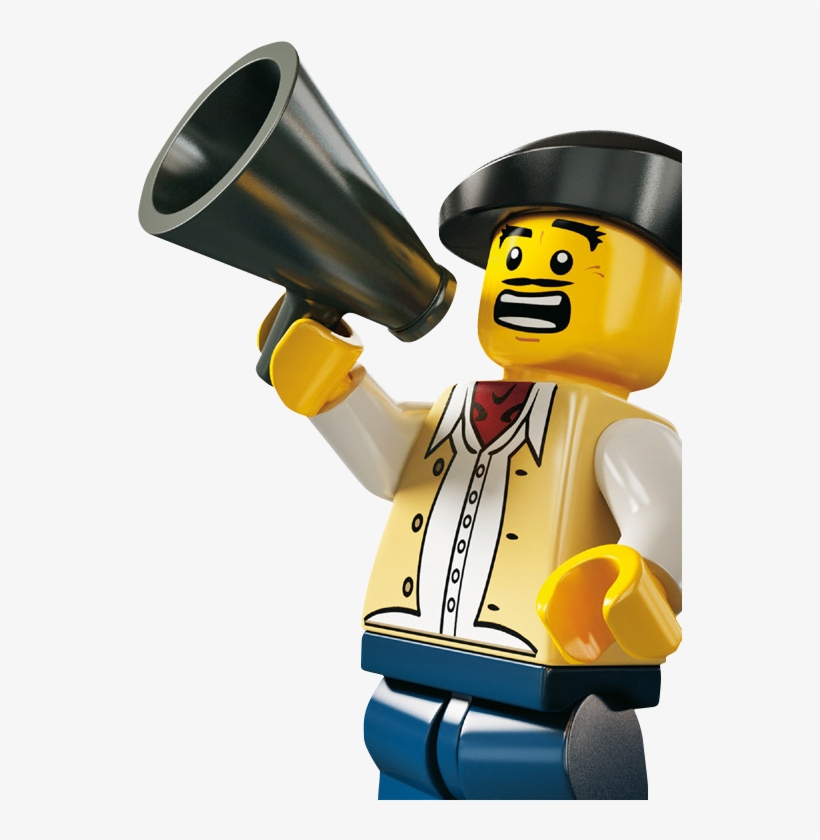 Tumblr Nbs4h9avff1rir6lho2 1280 - Lego Minifigure With Megaphone, transparent png download
