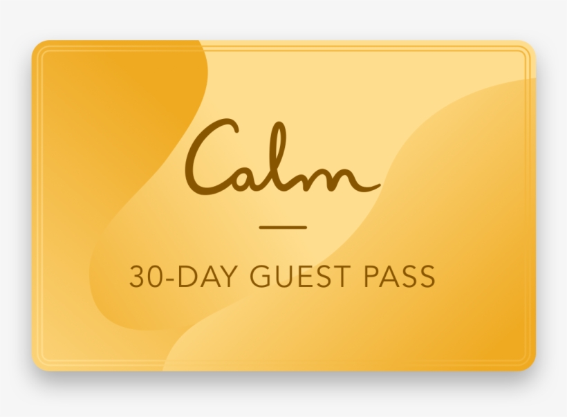 Claim Your 30-day Guest Pass From Rae - Gold, transparent png download