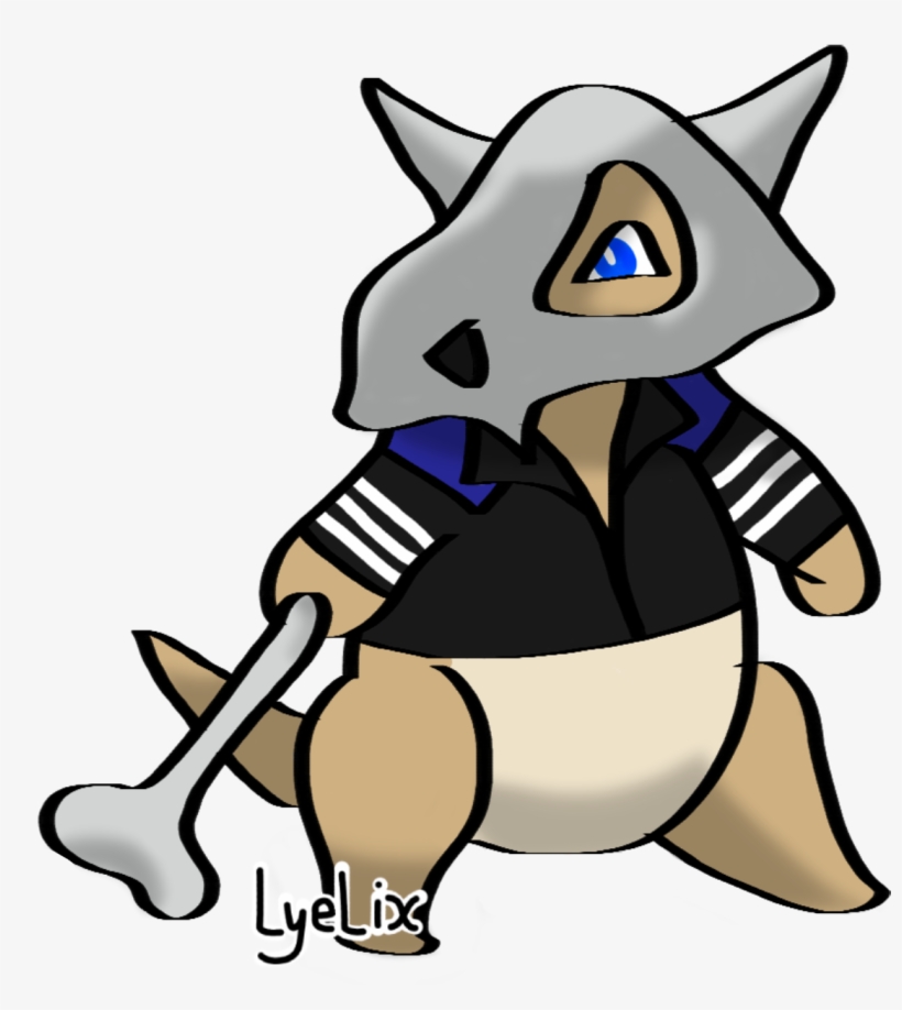 I Drew Cubone Wearing The Vagabond Jacket 'cause I - Cartoon, transparent png download