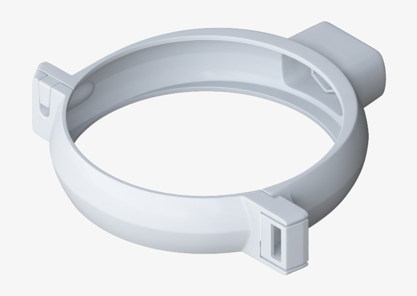 Schelle Dn90, 128 X 132 X 23 Mm, Kunststoff Weiss - Hose Clamp, transparent png download