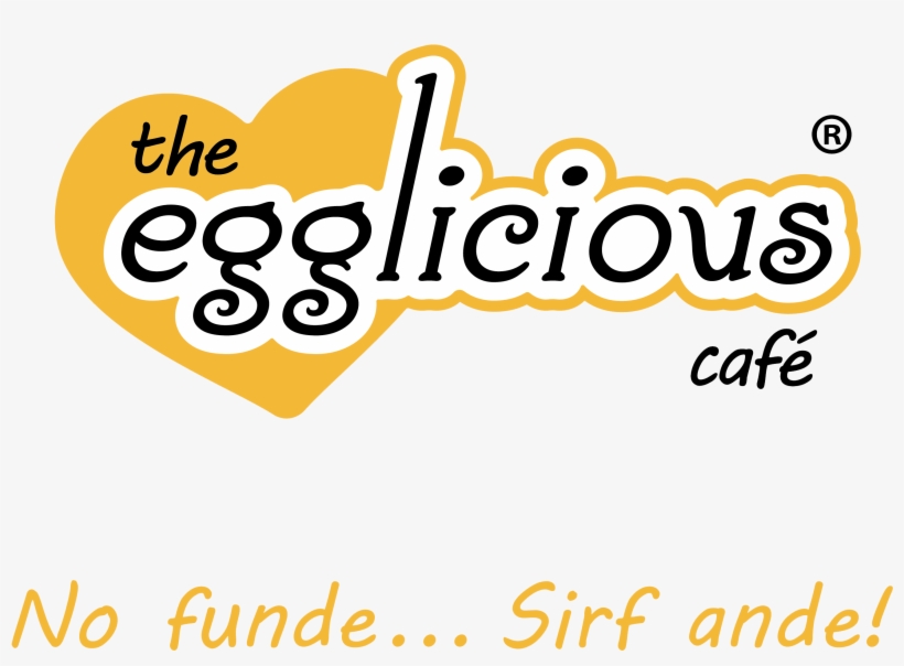 The Egglicious Cafe - Calligraphy, transparent png download